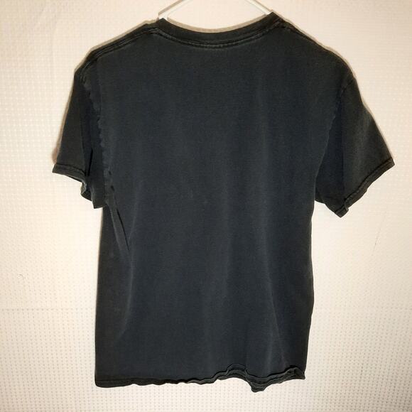 Biggie Smalls S T-Shirt Washed Black Tour Style Tee Japanese Text Rap Graphic - Picture 4 of 4